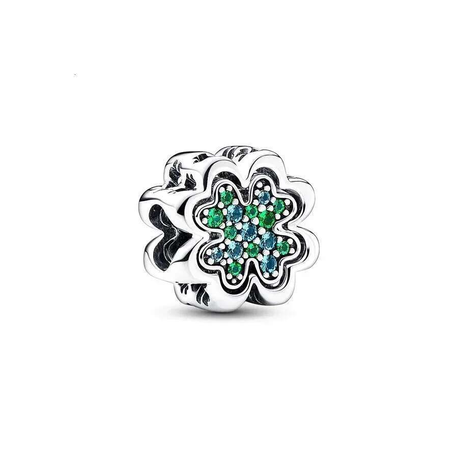 NEW 925 Sterling Silver Pretty Glow-In-The-Dark Sparking Skull Leaf Heart Friendship Charm Fit Christmas New Year's Gifts
