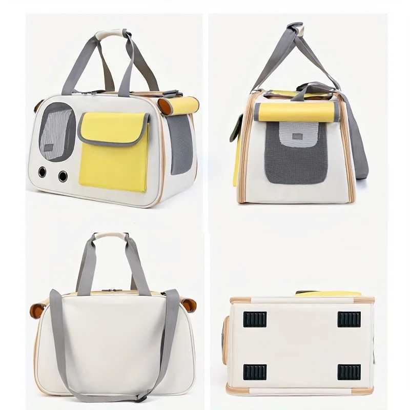 Portable Pet Carrier Ventilated Foldable Space Capsule Design Single-Shoulder Bag for Easy Travel - Perfect for Cats Smal 250205