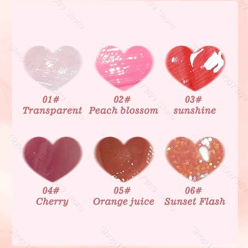 Lip Gloss Set Lipgloss Makeup Set Lip Oil Mirror Long Lasting Bb Lip Transparent Makeup Shine Glitter Lip Oil Cosmetic 6 ColorXJ250312