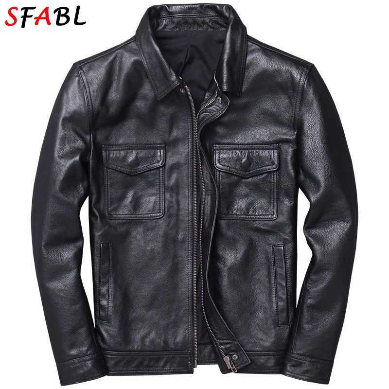 New Fashion Zip Up Leather Jacket Men Windbreak PU Leather Coat Man Outerwear Motorcycle Mens Leather Jacket Autumn Winter 3XLT250311