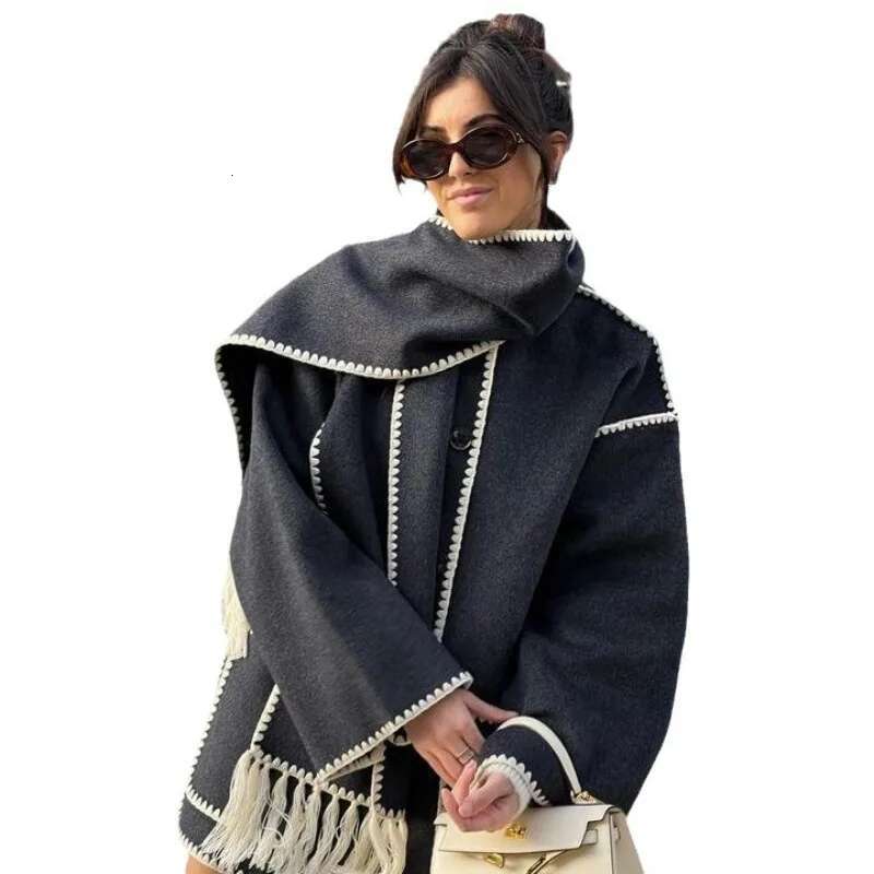 Women's Fashion Woolen Coat For Autumn/Winter 2024