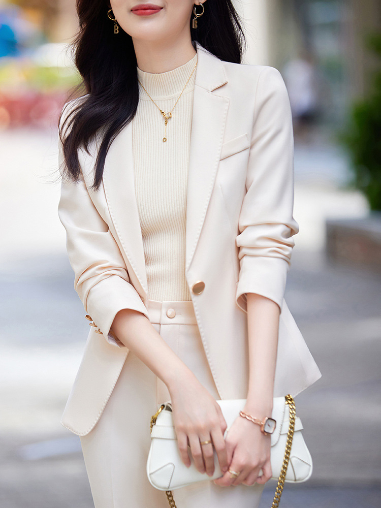 X310Elegant Women's Business Attire - Contemporary Design Small Slim Suits for Seasonal Wear 2025
