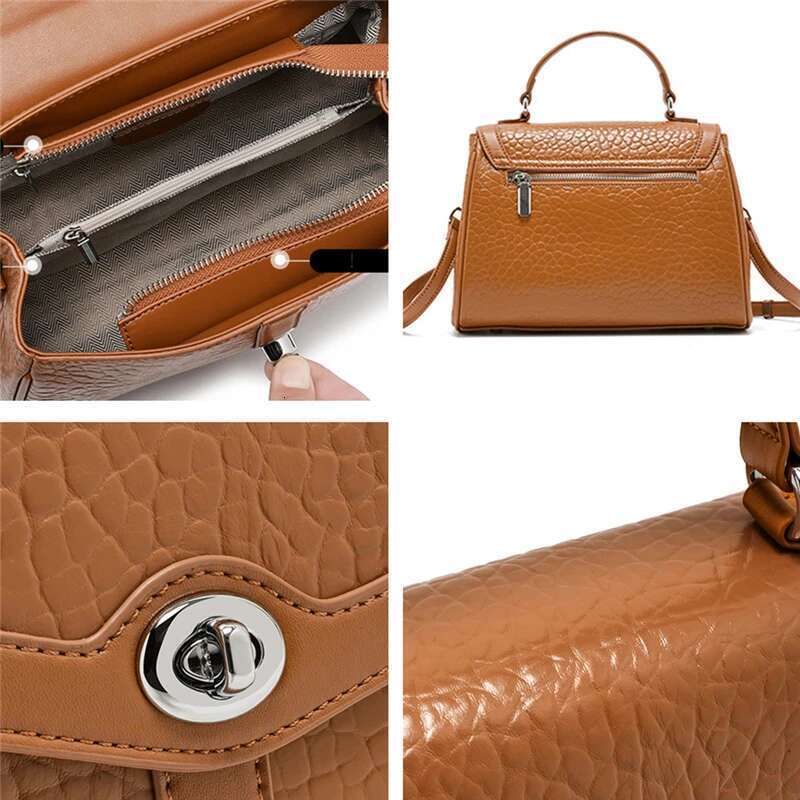Toptrends Vintage Genuine Leather Tote Handbags For Women 2025 Designer Top Handle Satchel Ladies Shoulder Crossbody Bags