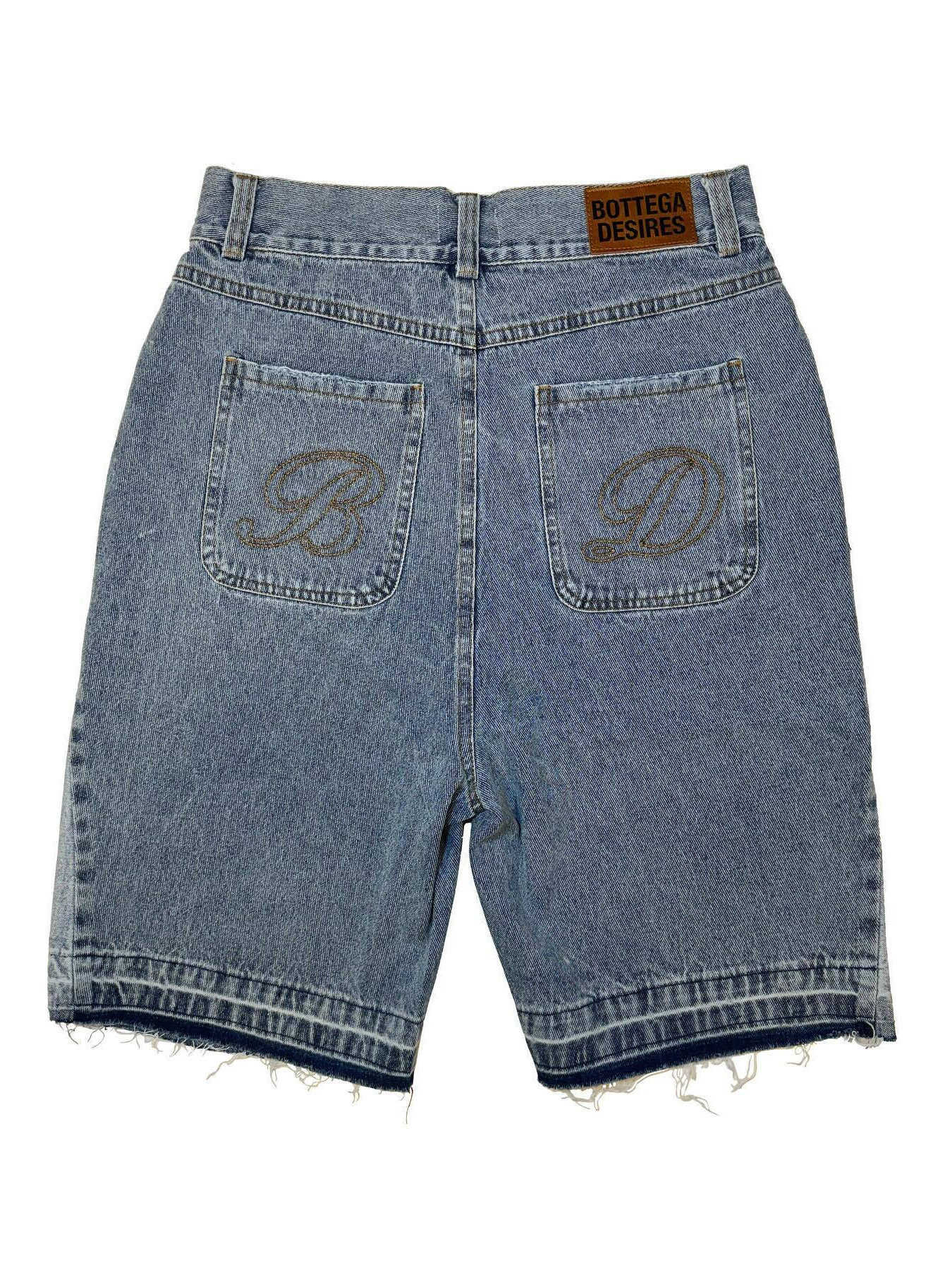 Designer Denim Short for Men New Trendy and Fashionable Mens Street Explosion Loose Pentagram Pants Fashion Brand Letter Denim Shorts