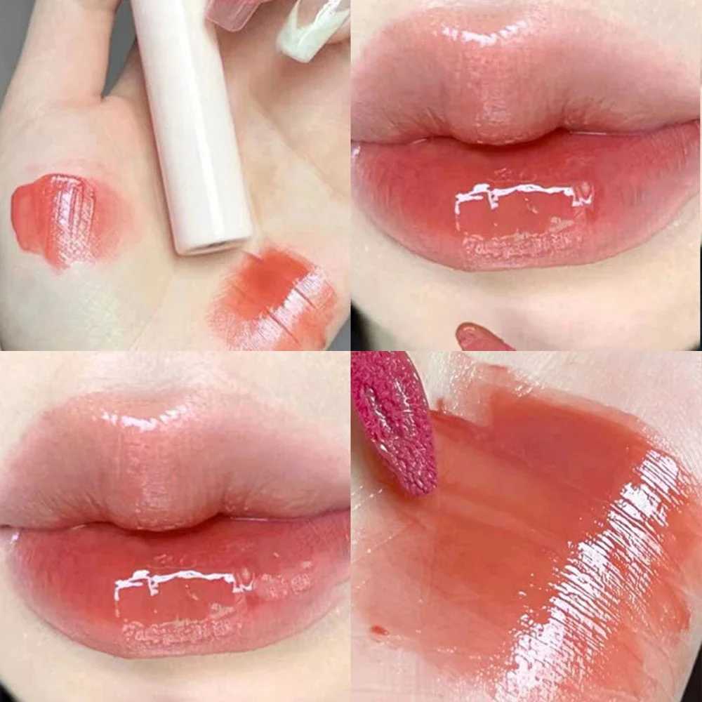 Mirror Water Lip Gloss Lasting Crystal Jelly Lip Glaze Moisturizing Transparent Waterproof Liquid Lipstick Lips Makeup Cosmetics W250312
