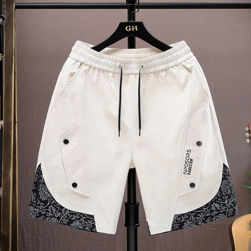 Mens casual loose sports pants overalls mens summer fashion beach highquality shorts 250312