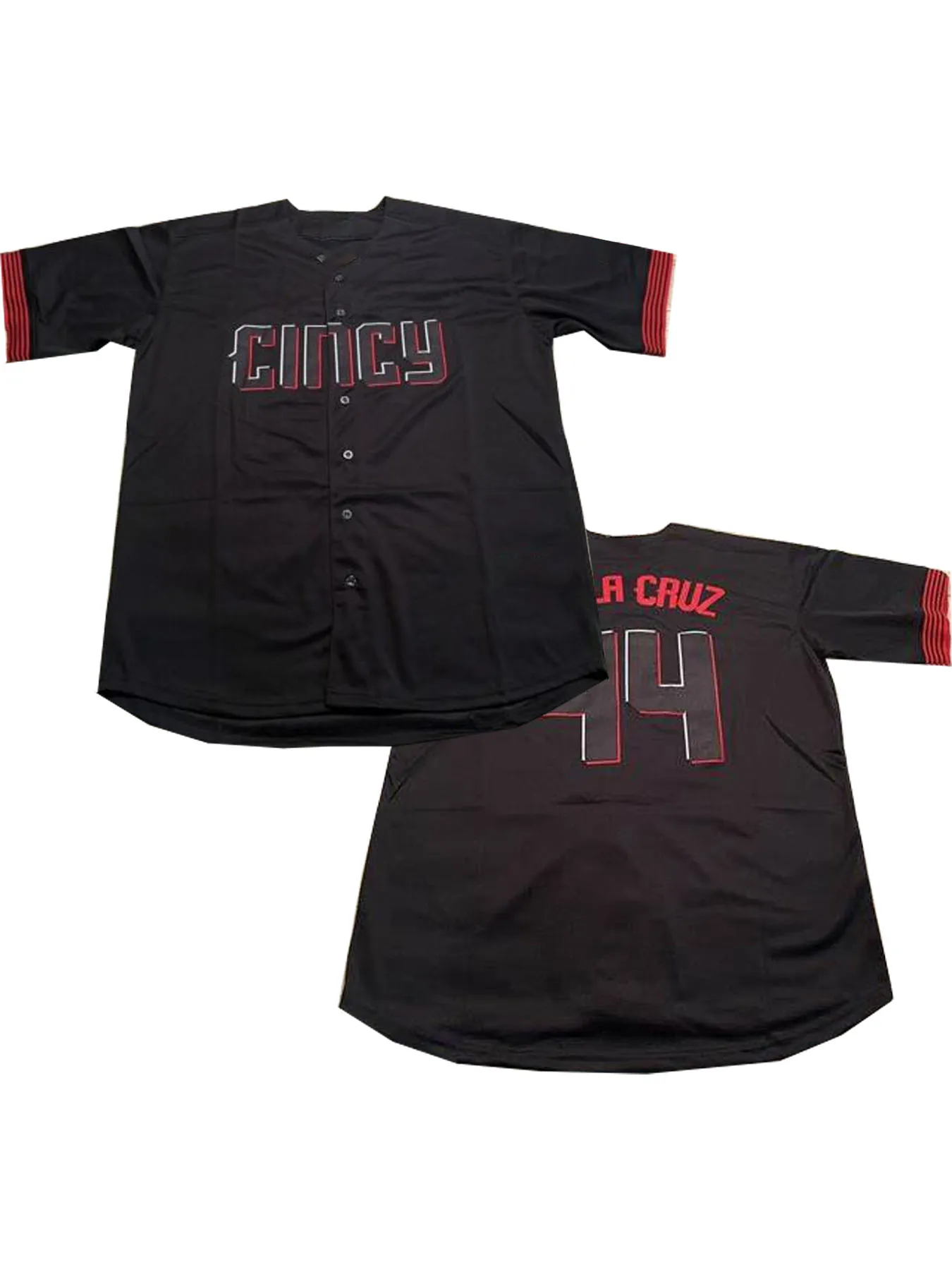 44 De La Cruz Baseball Jerseys Rose Benson Callihan Candelario Espinal Marte McLain Stitched Custom Jersey