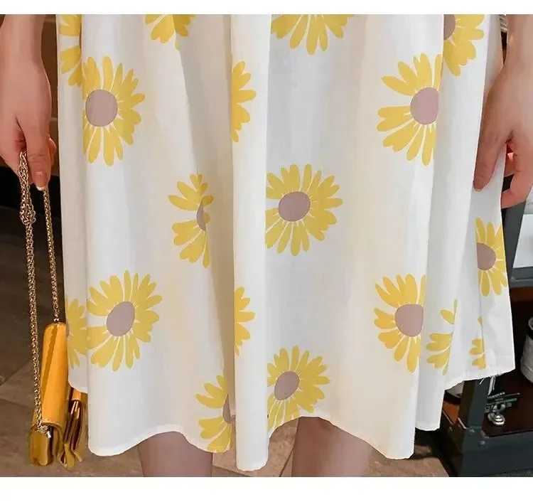 Maternity Clothes Summer Short Sleeve Loose-fit Dress Trendy Top For Petite Moms-to-be Belly-covering Trendy Mom DressT250311
