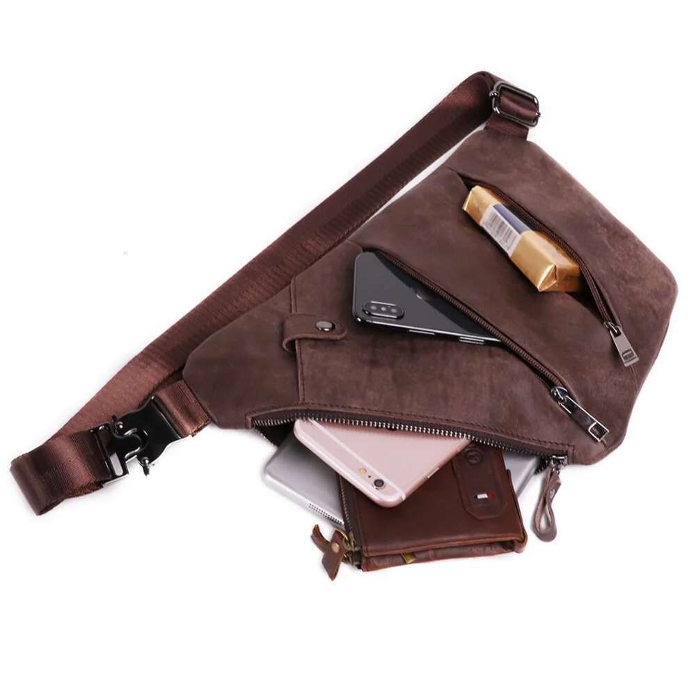 JOYIR High Quality Genuine Leather Messenger Casual Crossbody Fashion Men's Handbag Men Chest Male Shoulder Bag