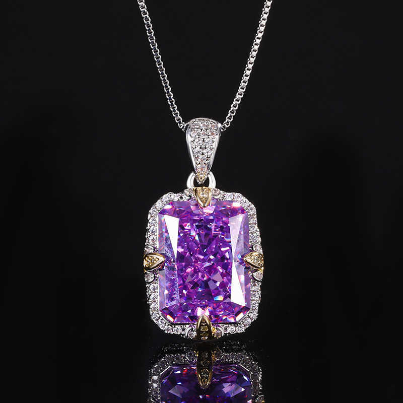 2024 New Zhuangsheng High Carbon Diamond Ice Flower Cutting Copper Inlaid Light Luxury Set Female Lead 12 * 16P W250312