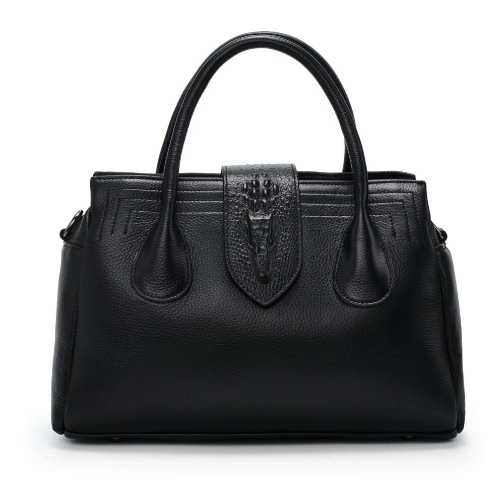 Women's Bags handbag Genuine leather handbag women's fashion bag premium brand top hand-held cowhide briefcase