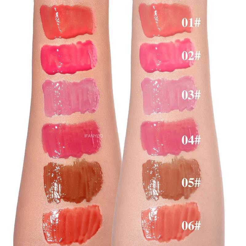 Watery Crystal Clear Jelly Rabbit Lip Gloss Long-lasting Moisturizing Smooth Shimmering Lip Hydrating Liquid Fruit Lip Tint W250312