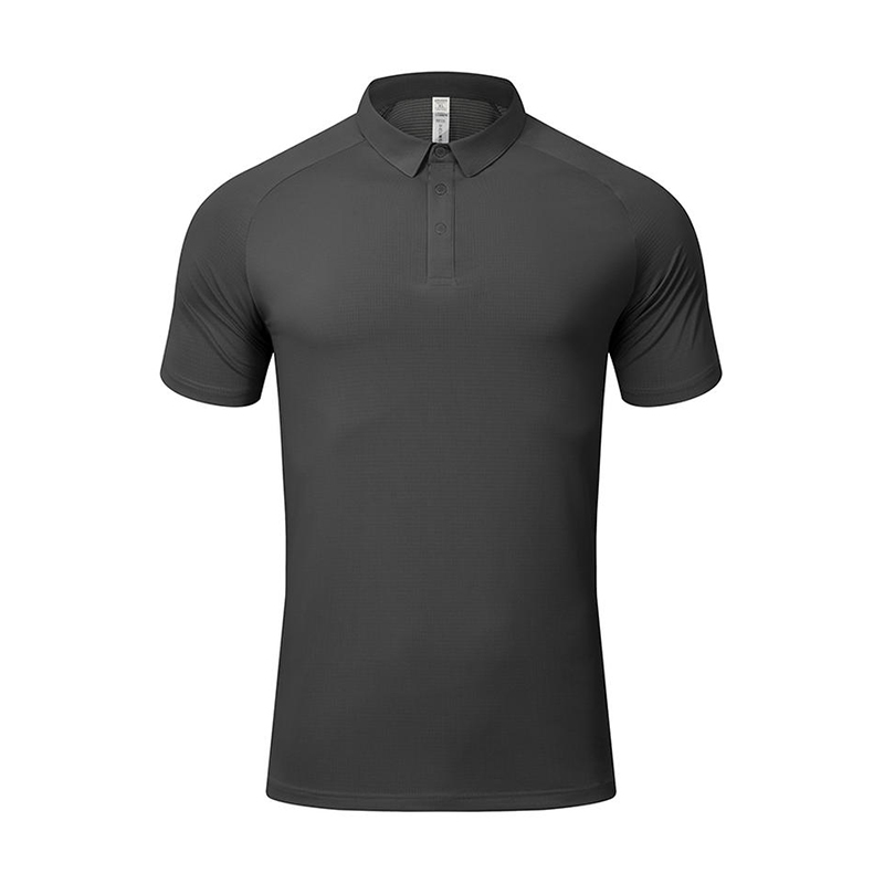 Men's and women's fashion sports Polo shirt neckline V-neck short-sleeved casual sweatshirt, dry fit, moisture wicking DX-WST409