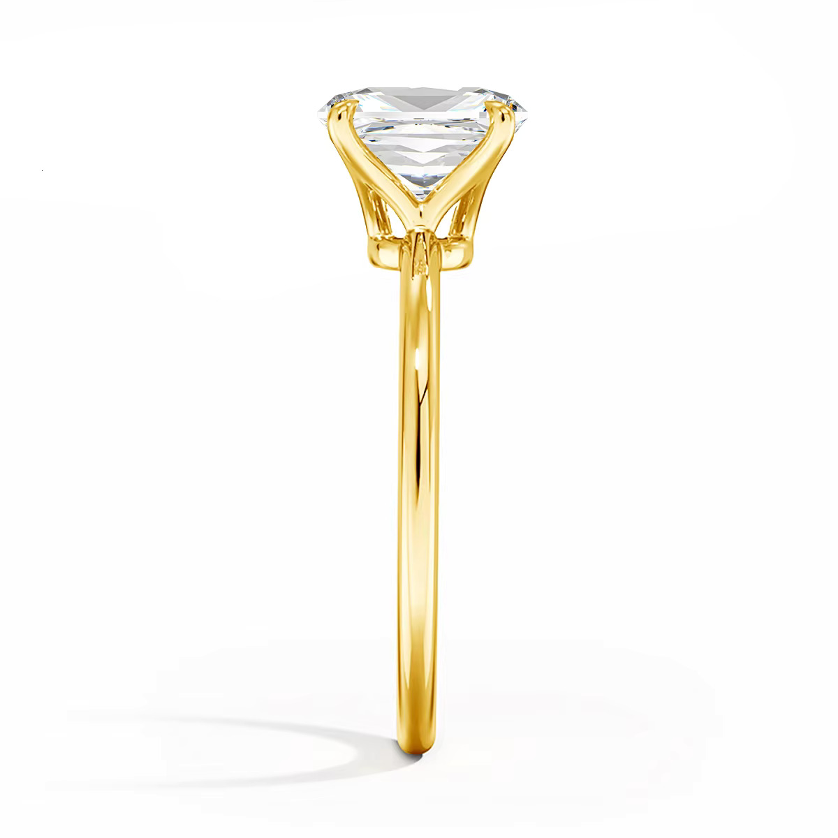 2025 New DE Fine Gemstone Gold 18K 14K Hollow Diamond Engagement Wedding Jewelry Women Moissanite Ring