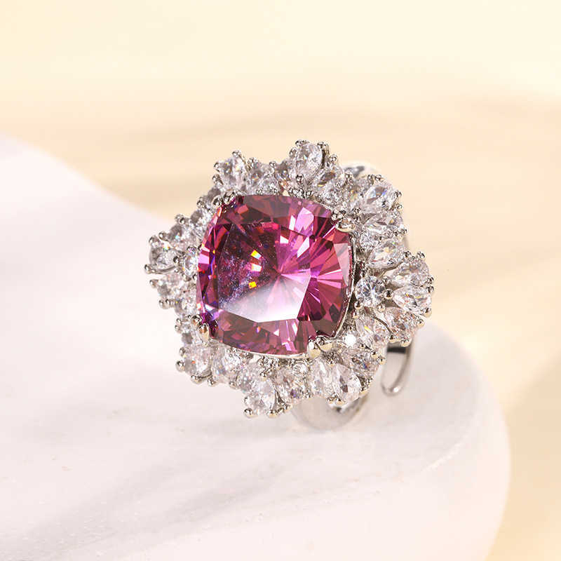 2024 New Zhuangsheng Simulation Birds Nest Colorful Crystal Fashion Pendant Set 14 * 14-12 * 12 W250312