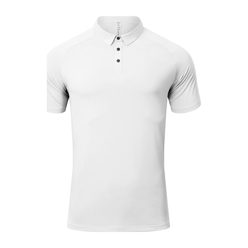 Men's and women's fashion sports Polo shirt neckline V-neck short-sleeved casual sweatshirt, dry fit, moisture wicking DX-WST409