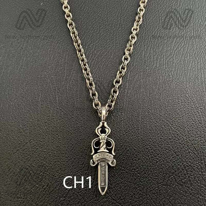 2025 Boat Cross Necklace Bold Letter Cross Women Chrome Necklaces Designer Brand Flower Pendant Plated Chain Men heartly Jewelry moissanite diamond necklace d42