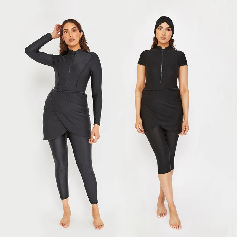 3PCS Modest Femmes Muslim Islamic Swimming Suit Swimwear Women Swimsuit 250311