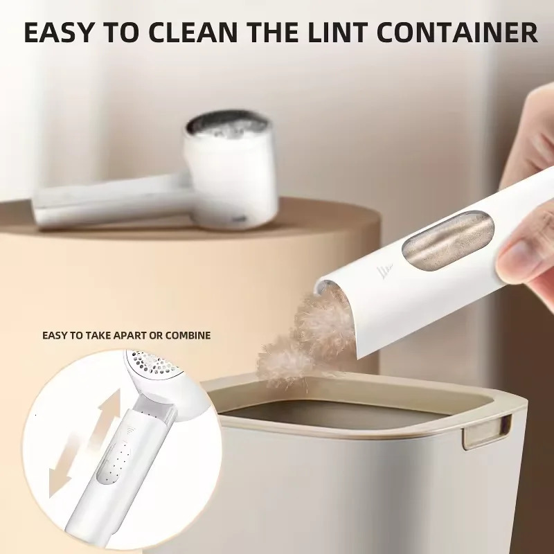 Electric Lint Remover USB Rechargable Cloth Fabric Shaver Fluff Pellet Remove Machine for Clothes Sweater Hairball Trimmer 250311 - view 3