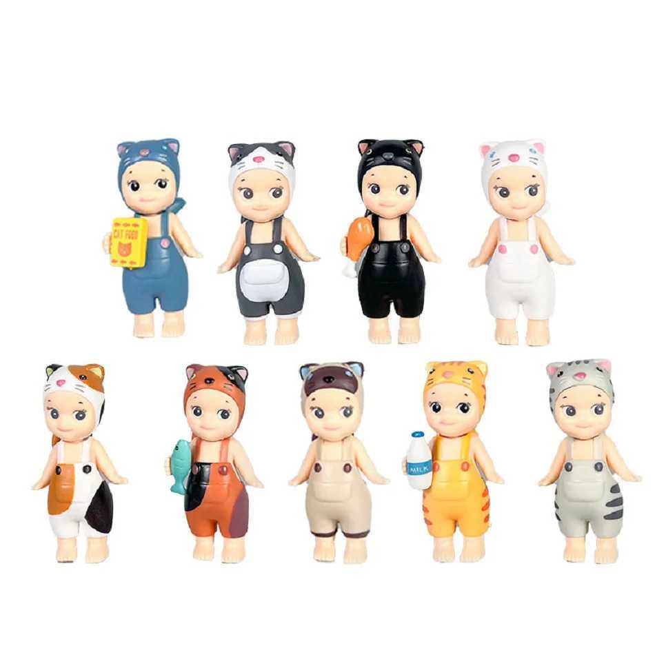 Cat Blind Box Sunny Angel Cat Life Action Character Toy Decoration Doll Fans Childrens Christmas Gift X250312