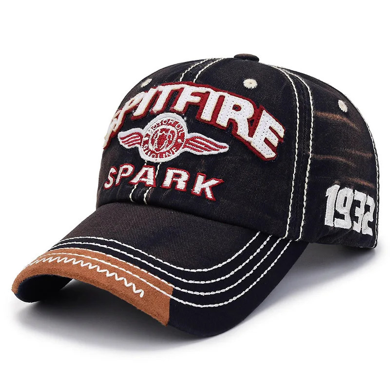 Mens Fashion 1932 Letter Embroidered Hat Caps Unisex Sunshade Women Adjustable Hip Hop Baseball Cowboy 250311