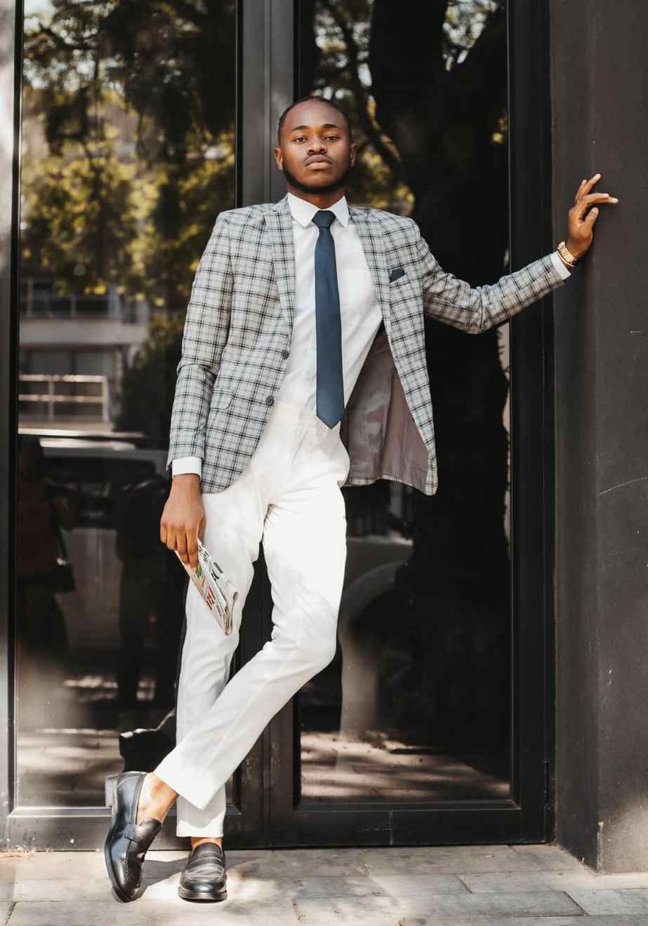 Classic Wedding Tuxedos Single Breasted Check Men Suit Peaked Lapel 1 Piece Set Jacket Casual Groom Business Blazers Customized