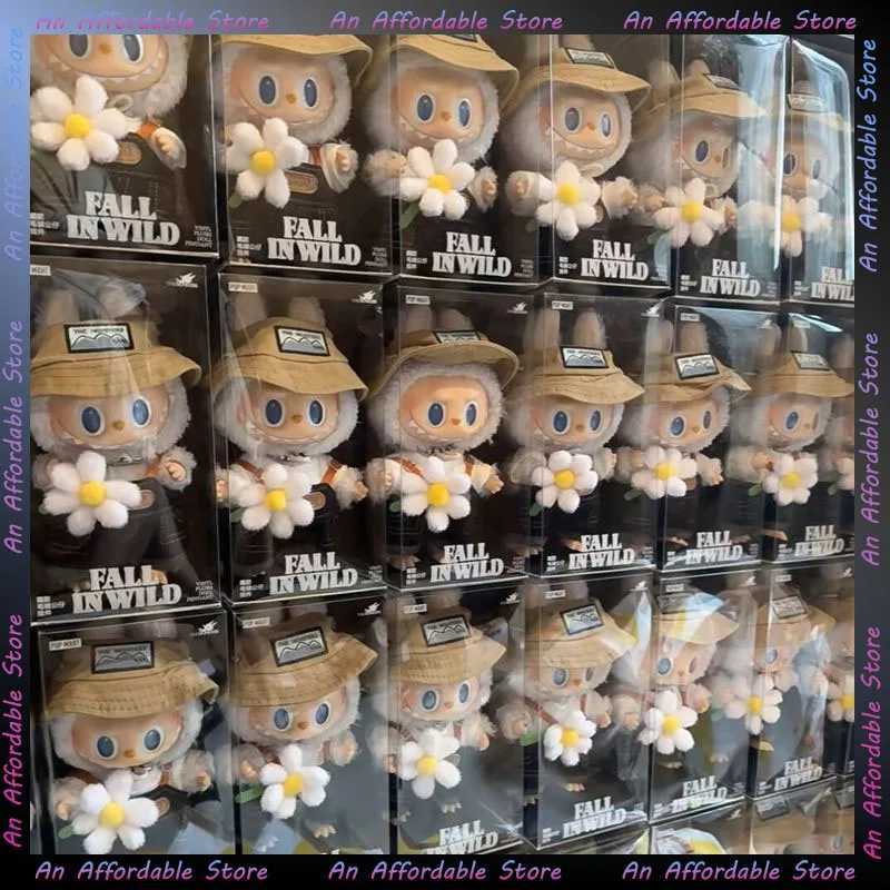 Labubu keychain 1 1 monster Labubu series falls into the wild doll childrens toy tidal game pendant inventory birthday gift X250312