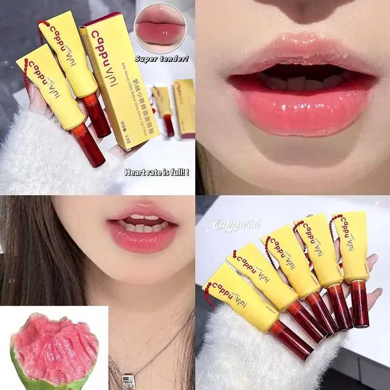 Mirror water liquid lipstick crystal jelly lipstick gloss moisturizing sexy lipstick lip gloss makeup lasting Korean cosmetics W250312