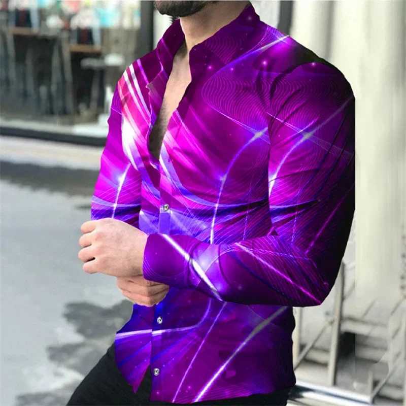 Mens Fashion Luxury Party Pink Red Blue HD Pattern Designer Design 2024 New Hot Selling Soft Plus Size W250312
