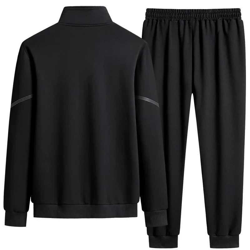Mens Tracksuit Suit New Arrive Tracksuit Mens Casual Solid Solor Sweatpant Set Unisex Jogging Suit MEN Plus Size 6XL 7XL 8XLT250312