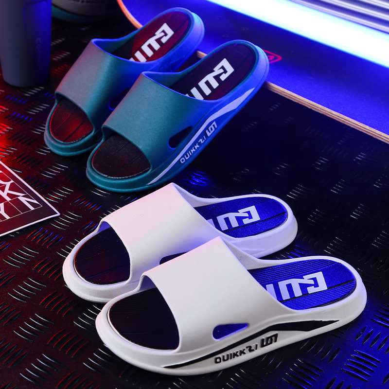 Men home slippers free Shipping Designer soft khaki on thick soles women men slippers Green black Khaki white blue white black sales.