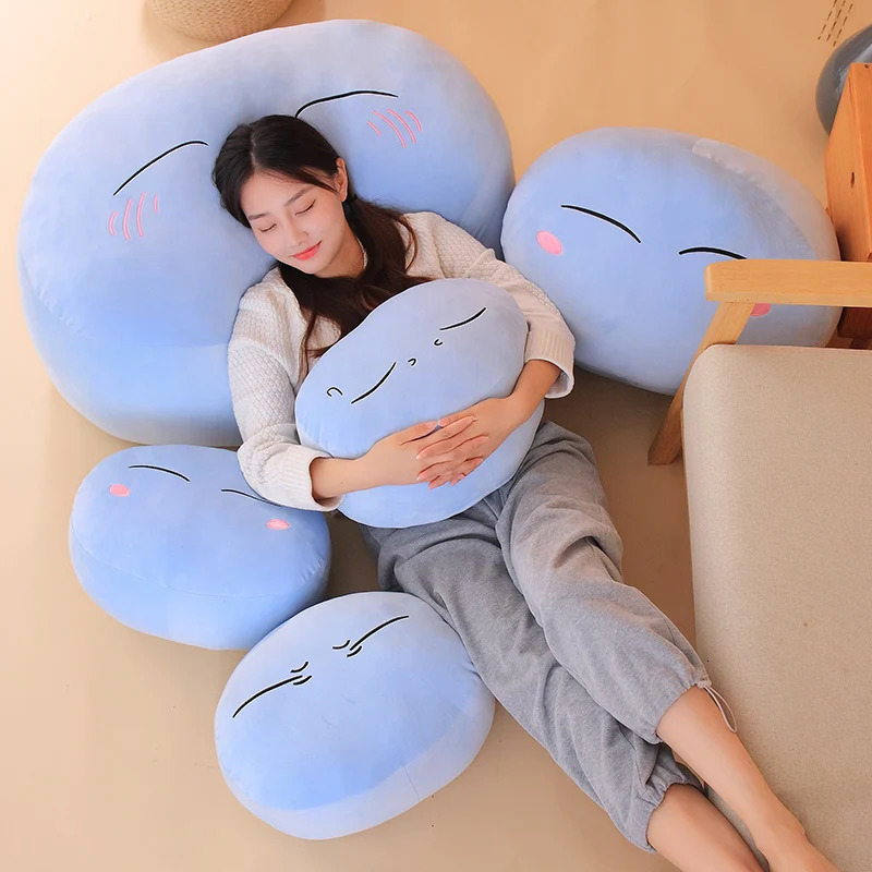 1pc 28-55CM Rimuru Tempest Plush Toys Anime That Time I Got Reincarnated as a Slime Rimuru Tempest Pillow for Children Xmas Gift 250311