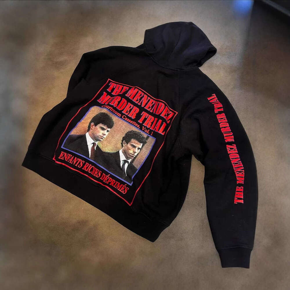 American English Personalized Design Printed Trendy Street Loose Unisex Hoodie