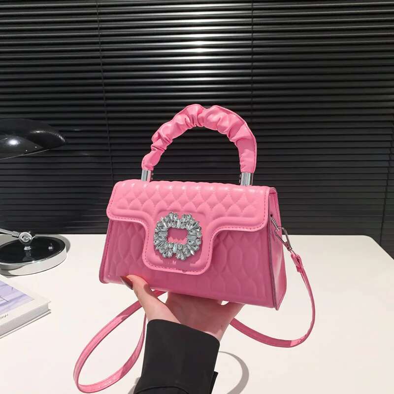 High Quality PU Leather Handbag Fashionable Designer Wallet Women s Mini Handbag Solid Color Shoulder Crossbody Bag Messenger Handbag Wallet