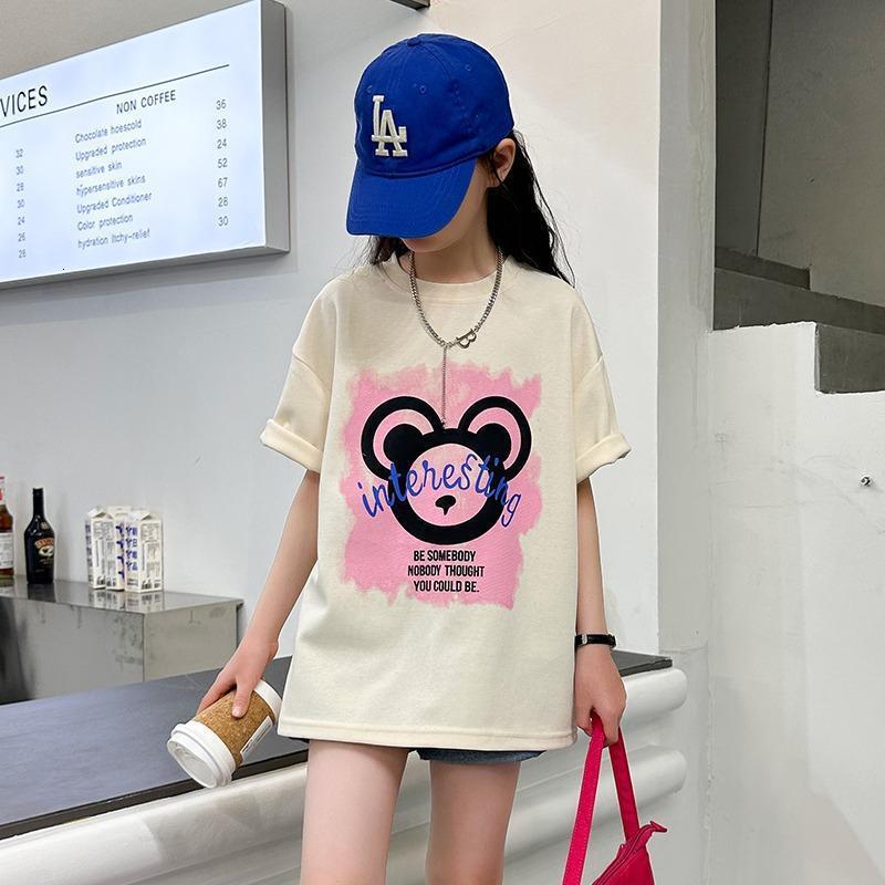 Ddmyshoesvip Pure Cotton Clothing T Shirts Short Children S And Middle Aged Girls Tops Half Sleeves Summer Fashion Trend