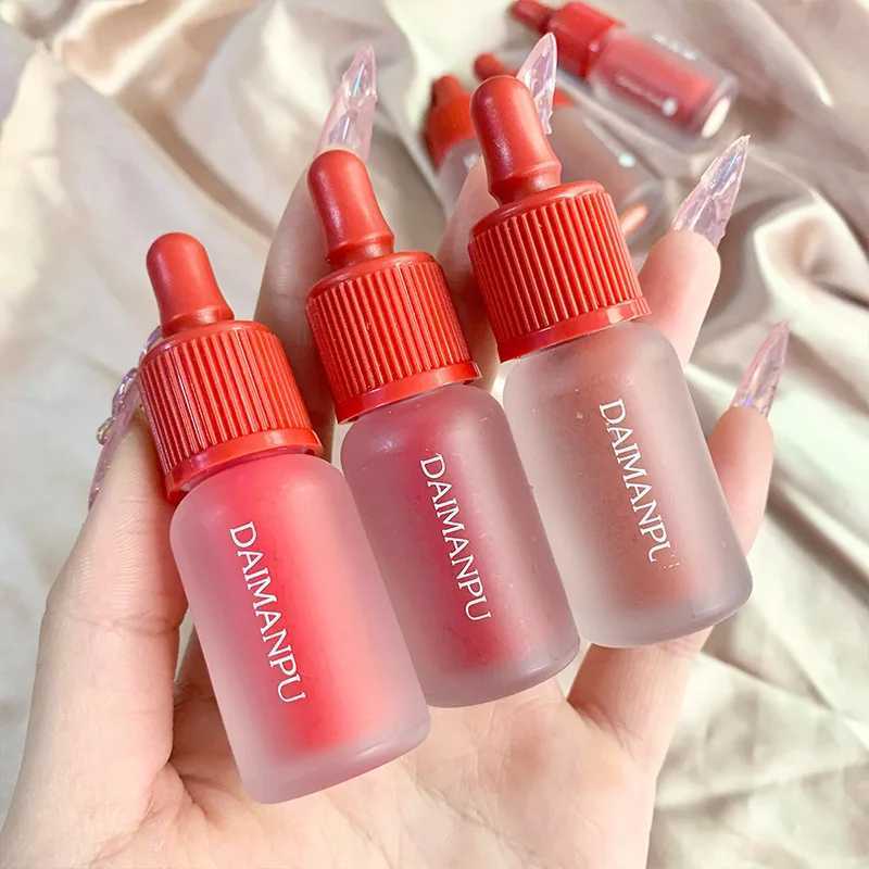 Dye Lip Matte Makeup Moisturizer Liquid lipstick Waterproof Lasting Red Velvet Lip Color Korean CosmeticsXJ250312