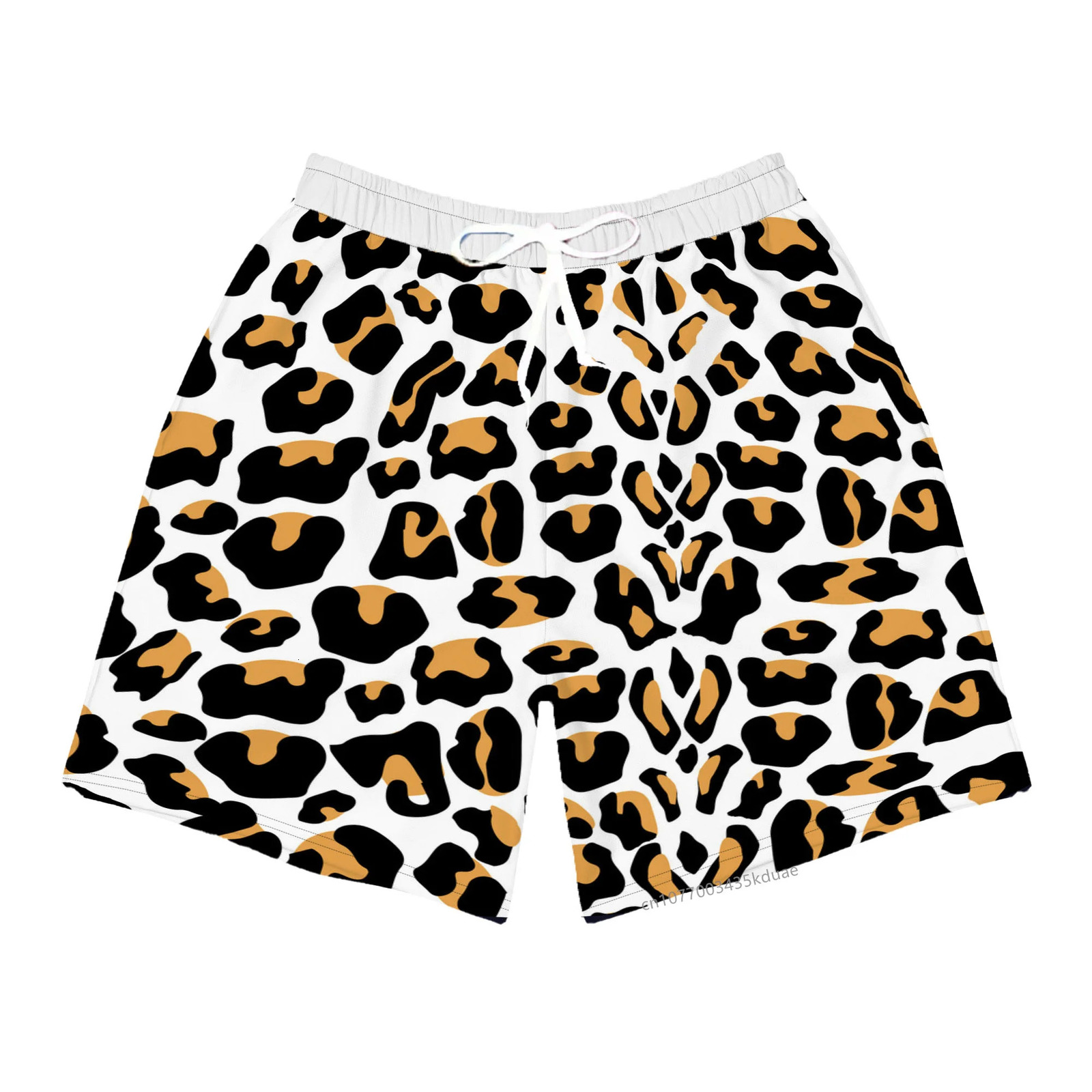 Leopard Printed Wild Short Hawaii Beach Vacation Shorts Men Summer Fashion Clothing s Womens Mens Animal Pattern Bottoms 250310