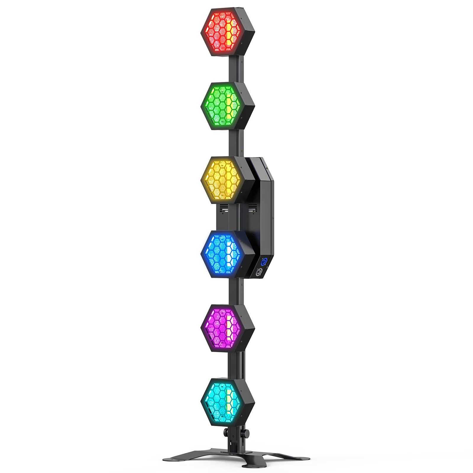 240W Linear Vintage Light 6x50W COB LED Stage Light for DJ Disco Concert Party Weddings Nightclub Dance Hall X250312