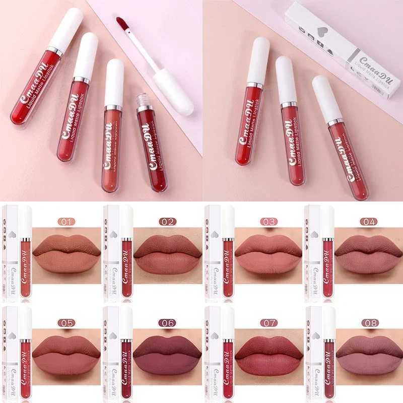 Long Lasting Velvet Matte Lip Gloss Nonstick Cup Liquid Lipstick Makeup W250312
