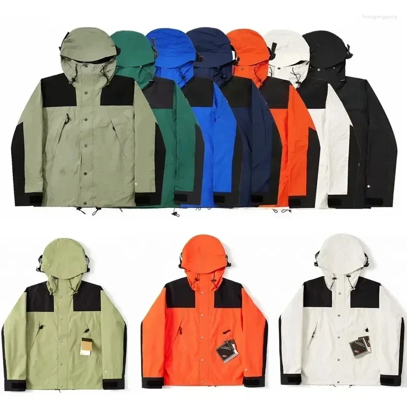Men's Jackets High Quality 1990 Face Jacket Outdoor Windproof And Waterproof Women's Climbing Windbreaker Hiking Rain Camp