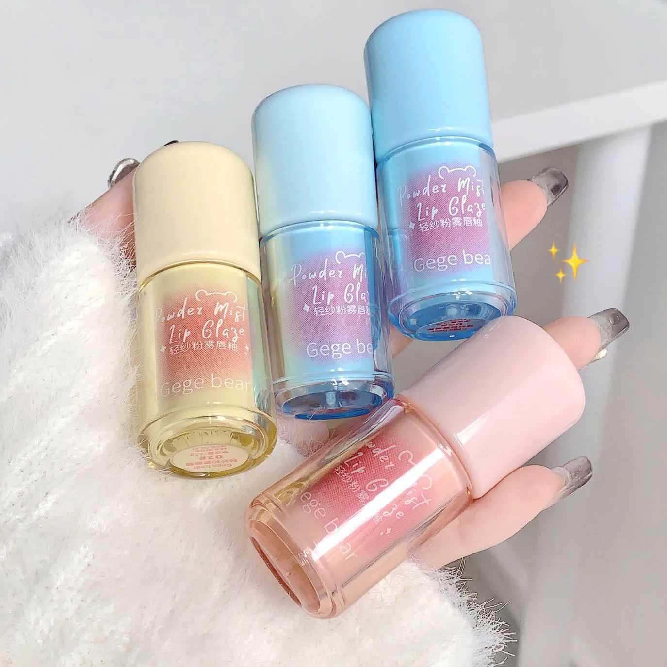 New matte liquid lipstick durable and light thin mouse lipstick velvet red rose nude lipstick waterproof lipstick W250312