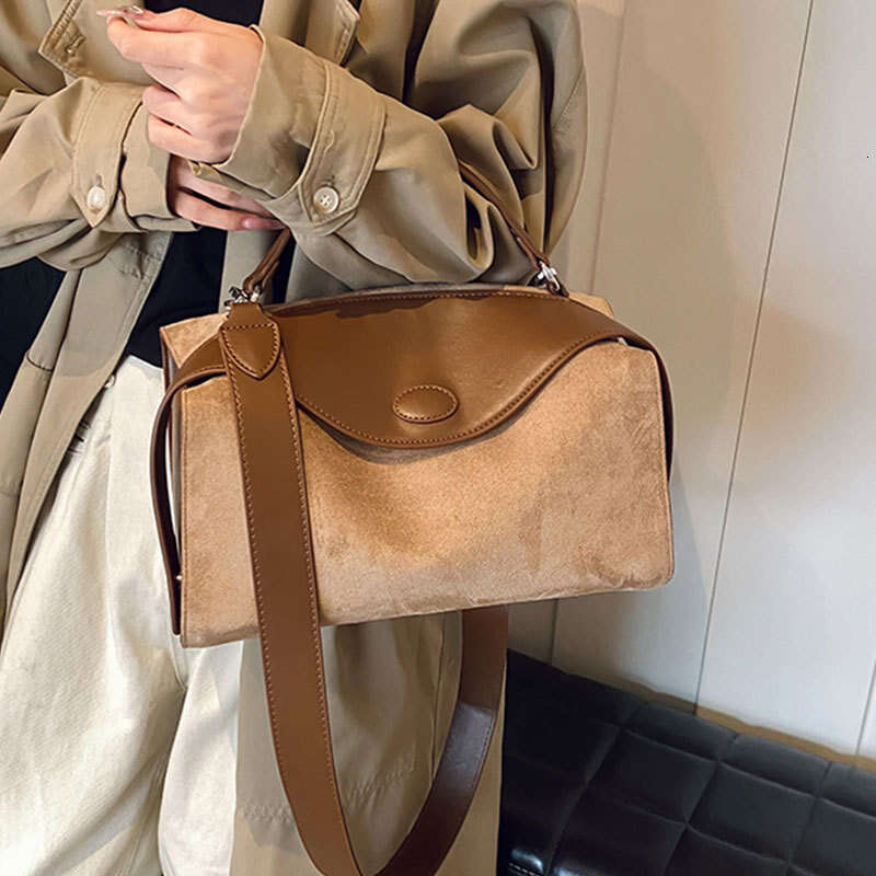 Women's Bags handbag Women's shoulder new frosted crossbody versatile casual pillow high-end sense large capacity women's bag