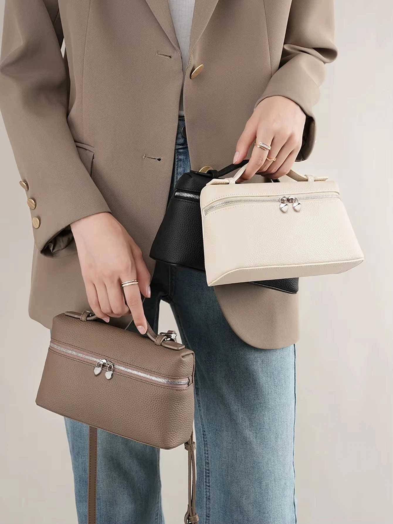 New Womens Handbags Large Capacity Shoulder Bags Fashion Small Crossbody Bags Hard Pu Leather Messenger Bags Handbags for WomenC250312