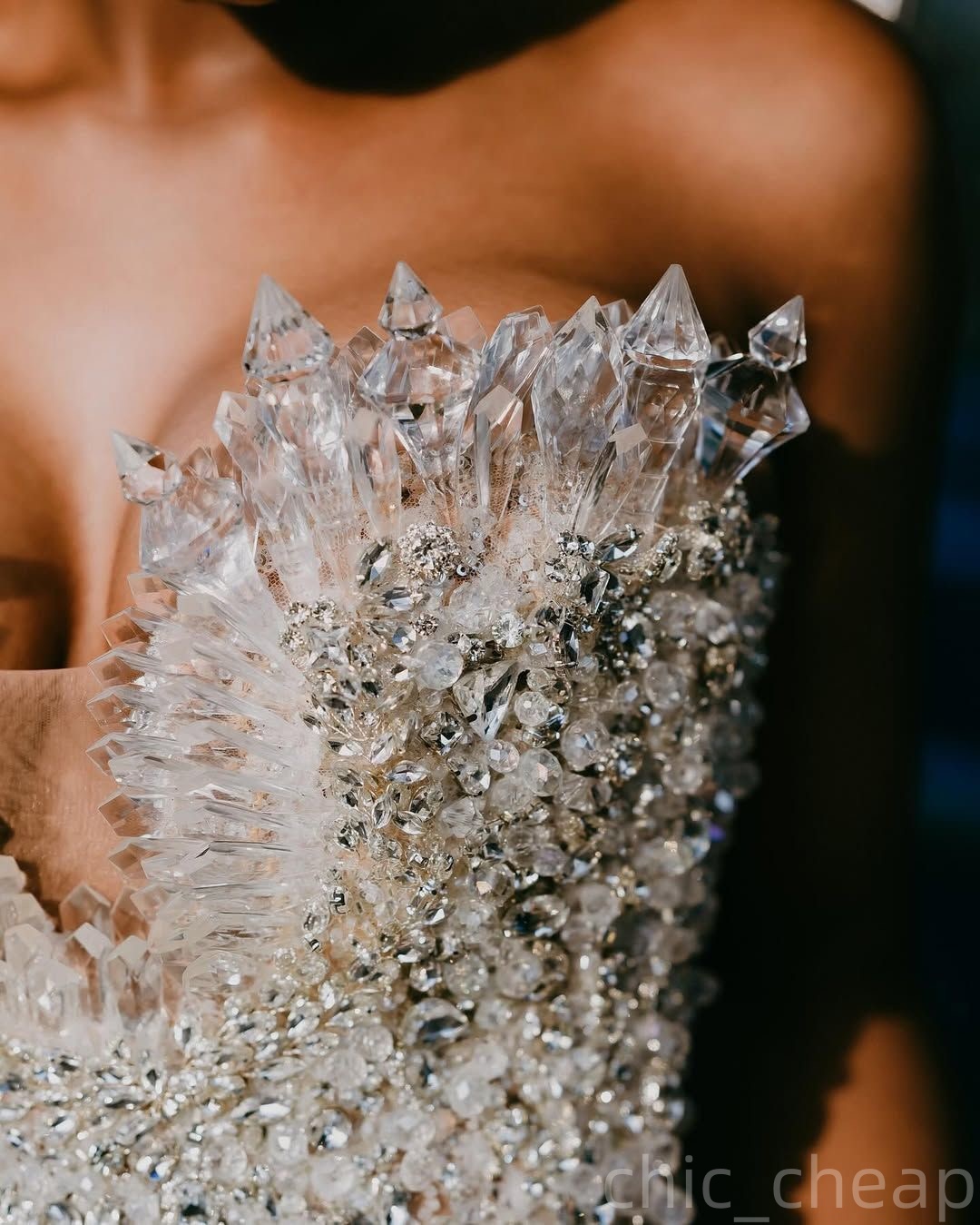 Champagne Mermaid Prom Dresses 2025 Illusion Sequined Rhinestones Evening Formal Party Second Birthday Engagement Gowns Plus Size Dress For Special Oc