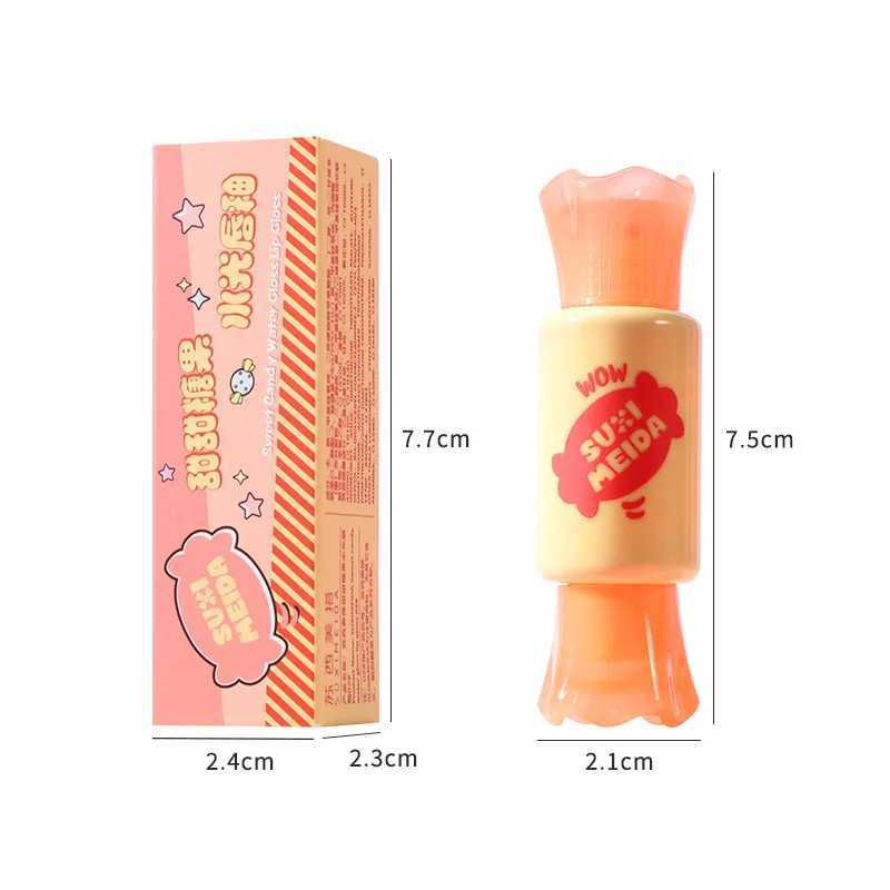 Crystal Jelly Lip Color Mirror Liquid lipstick Moisturizer Lasting Stick Free Cup Sexy Lip Color Makeup Korean Cosmetics W250312