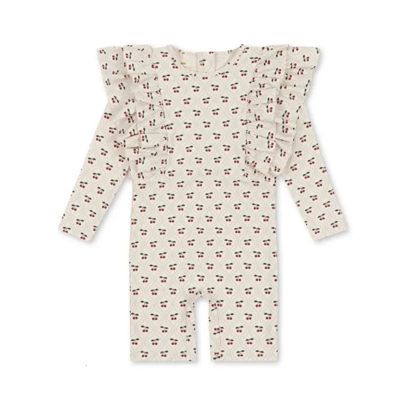 Baby Girls Sunscreen Swimsuit Girl Swimwears Swimming Bikini Two Pieces Bebe Swimsuits Kids Swimwear for Girls One-pieces 250311