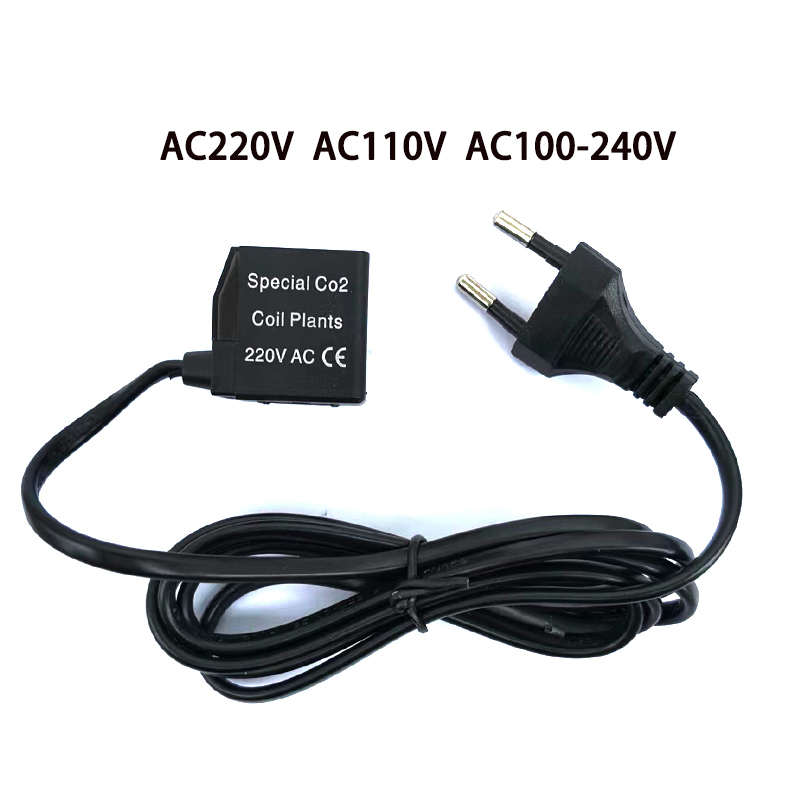 WYIN aquarium CO2 regulator solenoid valve, co2 regulator pressure reducing valve series solenoid valve accessories 110V-220v