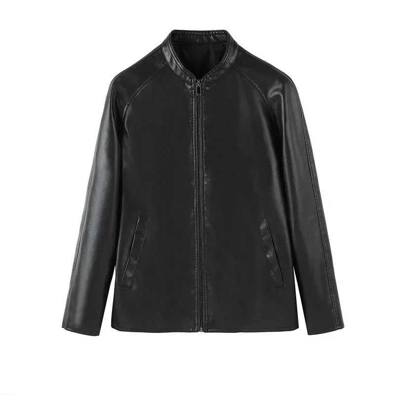 Bomber Leather Jacket Hip Hop Fashion Casual Varsity Jacket Unisex Baseball Coats 2025 Men Motorcycle Leather College JacketT250311