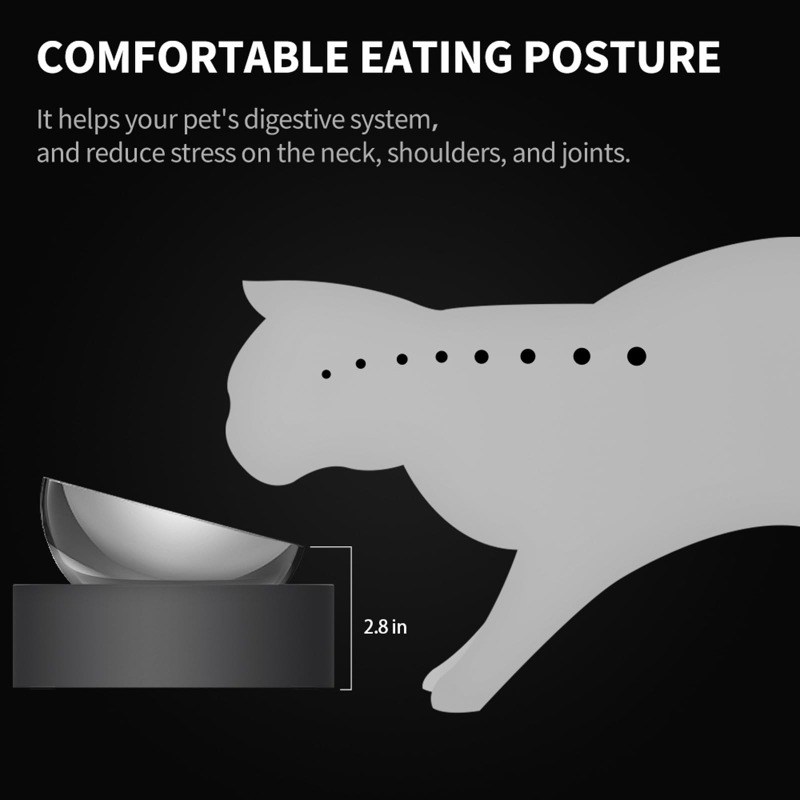 PETKIT Stainless Steel Pet Adjustable Feeding Bowl Double Feeder Bowls Water Cup Cat dog Drinking Bowls for pets feeding