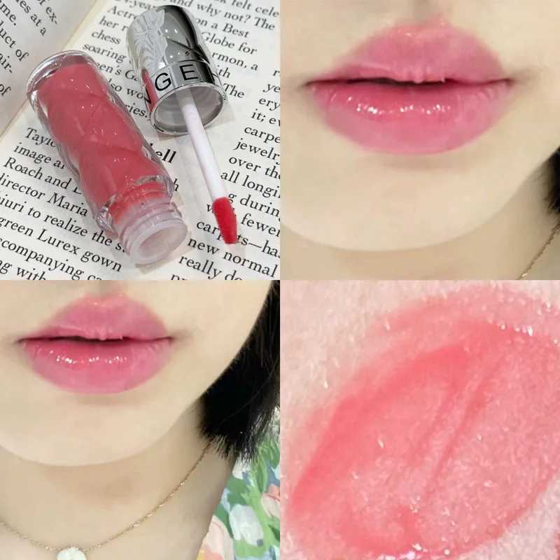 Crystal Pink Nude Mirror Lip gloss transparent moisturizing jelly lipstick durable non sticky sexy lipstick hydrogloss liquid lipstickXJ250312
